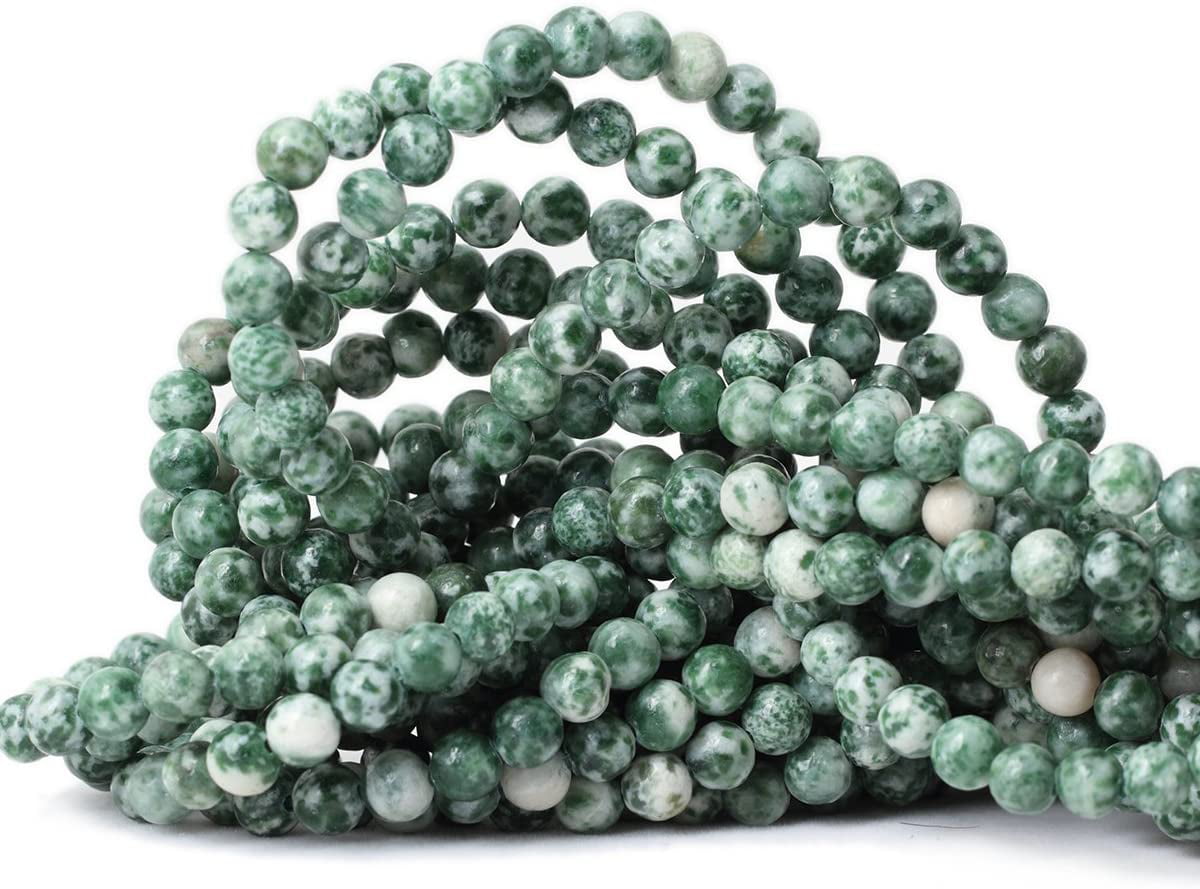 Jade Natural Blue Jade Smooth Round Gemstone Loose Spacer Beads Strand 8mm 15 Jade Beads