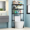 thumbnail image 5 of CaiTeLin 52.7 Inch Storage Rack Above Toilet, Multi Layer Bathroom Storage Rack Organizer, Space Saver Shelf for Toiletries, Daily Necessities, Towel, Home, Apartment, Dorm, Daily Use, 5 of 6