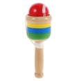 thumbnail image 1 of EeaseMX Juguete de madera con forma de taza y pelota Kendama, juguete creativo para ejercitar la coordinación ojo-mano, juego de habilidad para atrapar, regalo artesanal para niños y niñas (rojo), 1 of 7