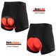 thumbnail image 5 of Hombres Acolchados Ropa Interior de Bicicleta 3d Ciclo de Bicicleta de Bicícleta Pantalones Cortos de Ciclismo, 5 of 7
