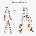 thumbnail image 2 of Wukai Animal Cartoon Style Print Hair Scarf for Women Fashion Silky Satin Headscarf Wrap Breathable Lightweight Neck Scarves For Handbag Accessories, 2 of 6