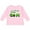 AD-Pink, variant on St Patricks Irish Shamrock Train Boys or Girls Long Sleeve Toddler T-Shirt