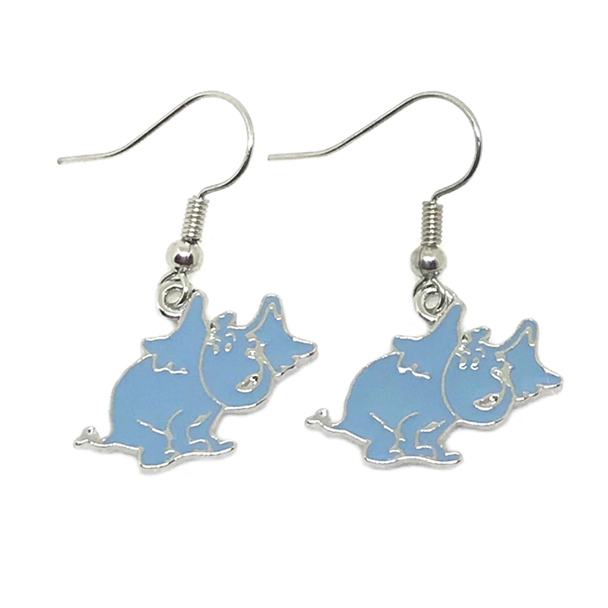 Horton Hears A Who Fashion Novelty Dangle Earrings Cartoon Book with Gift Box