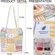 thumbnail image 2 of Bolsas de mano, bolsas de mano de pana para mujeres y niñas, bolsas de trabajo para mujeres, gran capacidad, bolsa de hombro reutilizable para comestibles con bolsillos interiores, 2 of 5