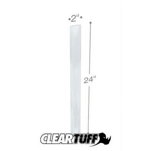 ClearTuff - 2" x 2" 2 Mil Flat Poly Bags - 1000/Case (13 Cases)