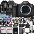 thumbnail image 1 of Canon EOS R5 Mark II Mirrorless Camera with RF 24-50mm Lens + Wideangle + 2 Pack 128GB Memory Card + Backpack + LED Flash + ZeeTech Accessory, 1 of 5