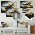 thumbnail image 4 of Designart "Vintage Military Plane from World War II I" Military Metal Art Print, 4 of 5
