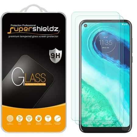 [2-Pack] Supershieldz for Motorola Moto G Fast Tempered Glass Screen Protector, Anti-Scratch, Anti-Fingerprint, Bubble Free