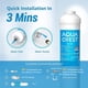thumbnail image 3 of AQUA CREST 5 años de capacidad: filtro de agua en línea para refrigerador con accesorios de conexión directa de 1/4 de pulgada, idea para máquina de hielo, RV, refrigerador, sistema RO, filtro de líne, 3 of 5