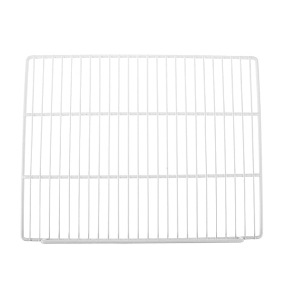 FOMIYES Mesh Wire Refrigerator Shelf Divider in White for Clear Visibility and Space Optimization