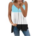 thumbnail image 2 of Idoravan Tank Tops for Women Clearance Fashion Women Summer Sleeveless V-Neck Pullover Print Casual Blouse Tops, 2 of 5