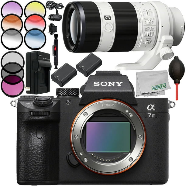 Sony Alpha a7 III Mirrorless Digital Camera with 70200mm f/4 G OSS