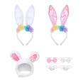 thumbnail image 2 of NWOKYZGH 3 Set Bunny Ears Easter Costume, Headband Ear Hat Cute Pet Bow Collar Puppy Tail for Pet Easter Party Costume Accessories Supplies, 2 of 6
