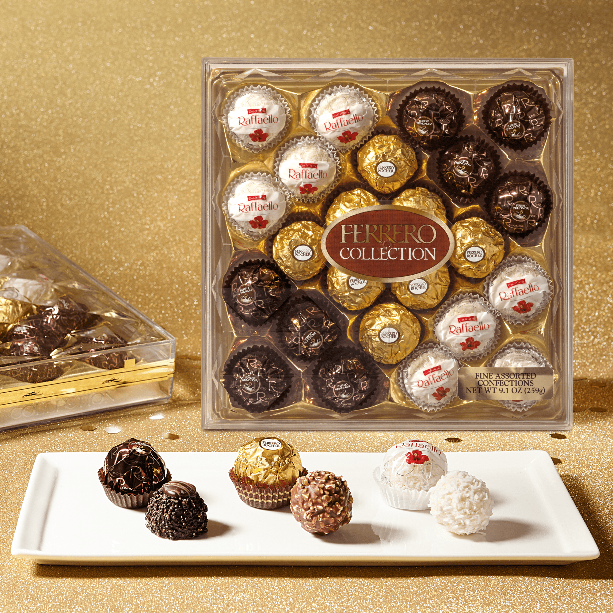 Ferrero Collection, Milk and Dark Chocolate and Coconut, Luxury Chocolate Gift Box, 32 Ct - image 5 of 11