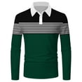 thumbnail image 4 of Vedolay Golf Polo Shirts for Men Long Sleeve Casual Slim-Fit Basic Designed Cotton Shirts AX,2XL, 4 of 4