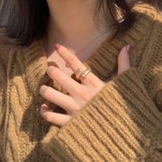 Chunky Edge Vintage Bypass Ring