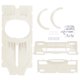 thumbnail image 3 of Cubcelta Decorativa de Escape Envolieve Grande de Cuerpo Ancho RC, PlásTico ABS para Camión WPL D12 RC, Accesorios Modificados Exquisitos, 3 of 7