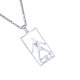 thumbnail image 1 of COMTRUDE C-R-7 Colgante Estrella de fútbol NO.7 Collar Colgante Plata Collar de fútbol de acero inoxidable de primera calidad con cadena O, 1 of 1