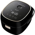 thumbnail image 1 of Panasonic Rice Cooker 3.5 Go Living Alone IH Type Flat Top Black SR-KT060-K, 1 of 5