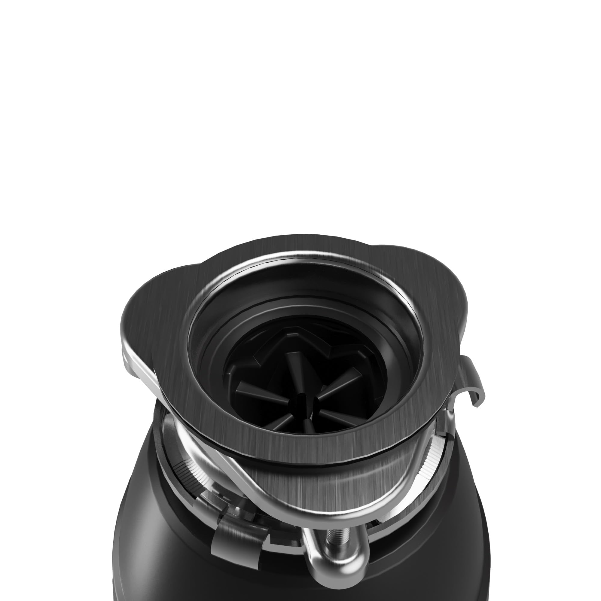 Karran 1/2 HP Garbage Disposal Quiet Continuous Feed 3800 RPM Stainless Steel Chamber