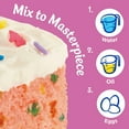 thumbnail image 3 of Pillsbury Funfetti Strawberry Cake Mix with Candy Bits - 15.25oz - Pack of 2, 3 of 5