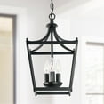 thumbnail image 3 of 3 Light Foyer In Style 10.25 High By 17 Wide-Matte Black Finish    -Traditional Installation Capital Lighting 4036Mb, 3 of 9