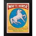 thumbnail image 2 of Phillumenart 15x18 Black Modern Framed Museum Art Print Titled - White Horse Matches, 2 of 5