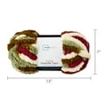 thumbnail image 5 of Mainstays Chunky Chenille Yarn, 31.7 yd, Autumn Roots Multi, 100% Polyester, Super Bulky, Pack of 4, 5 of 7
