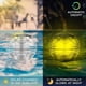thumbnail image 2 of Lamp Pool Light Solar Energy Floating Pond Lamp with Color Changing Waterproof Hanging Ball of Light for Garden Pool Tree ABS Plastic [Energy Class G], 2 of 4