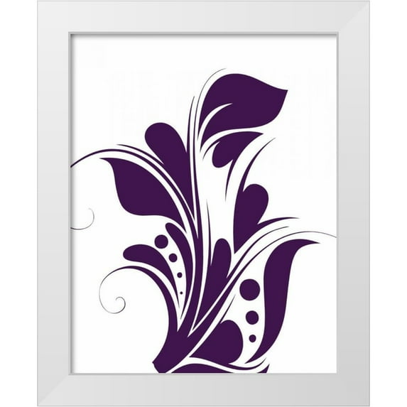 Robinson, Tamara 15x18 White Modern Wood Framed Museum Art Print Titled - Swirl II