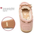 thumbnail image 4 of Minnetonka Women's Tilia Suede Moccasin Slippers, Blush, 11 M, 4 of 4