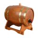 thumbnail image 2 of Dispensador de bebidas en barril de whisky, equipo de almacenamiento de cerveza de madera con soporte, contenedor de cubo de barril de whisky para, 2 of 9