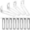 thumbnail image 7 of Milisten  20 Pcs Small Shelf Bracket Slotted Angled Brackets Heavy Duty, 7 of 7