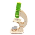 thumbnail image 2 of Wooden Pocket Microscope Stem Educational Portable Handheld DIY Experiments Toys, 2 of 8