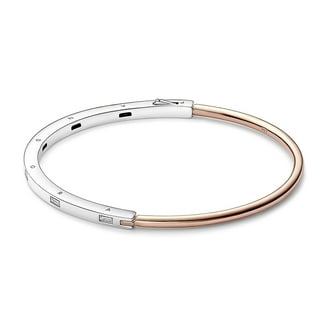 PANDORA Be Mine Stacked Open Bangle Gift Set - B800775-2 - Walmart.com
