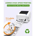 thumbnail image 3 of Shipping Label Printer, Bluetooth 4x6 Thermal Label Printer for Small Business, Support iPhone, Android and Windows, 3 of 4