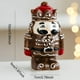 thumbnail image 5 of Estatua de Cascanueces Salero y pimentero Decoración navideña Cerámica coleccionable Estilo B, 5 of 5