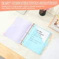 thumbnail image 6 of Threns Binder Dividers with Tabs for 3 Ring Binder, 32 Pack Paper White Binder Dividers Blank, 4 Sets Page Dividers for School, Office and Home, 32 Dividers, 6 of 10