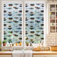 Abstract Bohemian Pattern Window Privacy Film, Rainbow Film Decorative ...