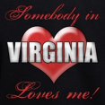 thumbnail image 3 of CafePress - Somebody In Virginia Lov - Pullover Hoodie, Classic & Comfortable Hooded Sweatshirt, 3 of 4