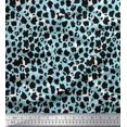 thumbnail image 1 of Soimoi Crepe Silk Fabric Leopard Animal Skin Print Sewing Fabric Yard 42 Inch Wide, 1 of 3