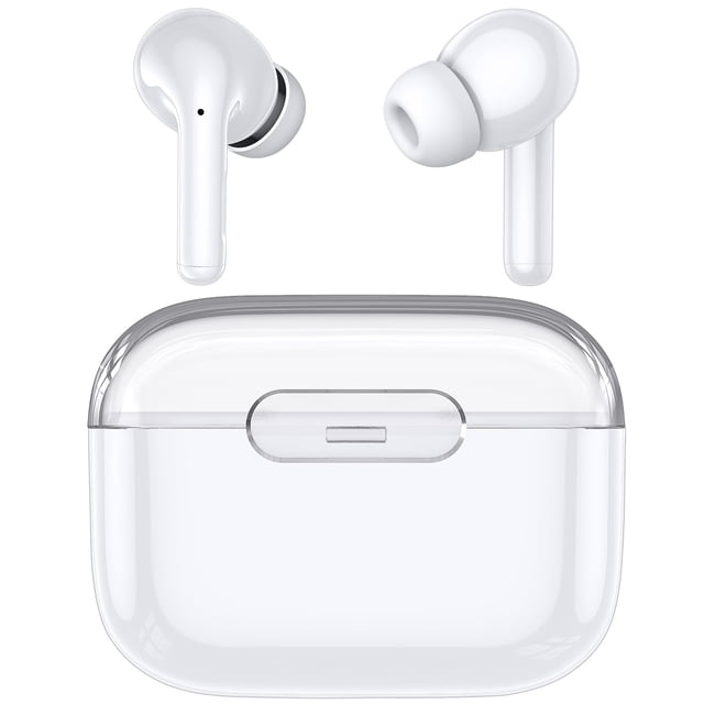 Auriculares inalámbricos Kurdene P3 Bluetooth 5.3 con micrófono rosa