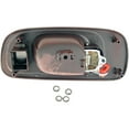 thumbnail image 3 of Dorman 82094 Front Driver Side Interior Door Handle for Specific Chrysler Models, Chrome Lever; Carbon Fiber Housing, 3 of 4
