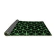thumbnail image 2 of Ahgly Company Indoor Square Abstract Emerald Green Modern Area Rugs, 6' Square, 2 of 4