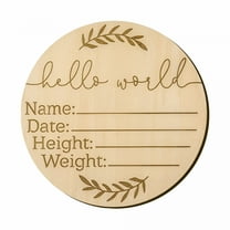 LAMIRO Baby Announcement Sign For Hospital,birth announcement sign,Wooden Birth Sign