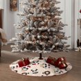 thumbnail image 4 of Sikiie Panda Ice Creams Donuts Nativity Christmas Tree Skirt, Jesus Christian Winter Holiday Tree Mat Decoration(30-48IN)36", 4 of 6