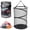Black, variant on JUMNUYCUH Collapsible Laundry Baskets, Pop Up Hamper with Handles, Foldable Mesh Laundry Basket for Laundry Room, Bathroom, Dorm and Travel Storage, Dirty Clothes Basket, Black