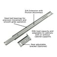 thumbnail image 3 of Hickory Hardware 20 Inch Center Mount Drawer Slide - Cadmium P1029/20-2C, 3 of 6