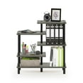 Furinno Turn-N-Tube 5-Tier Accent Display Rack, French Oak Grey/Black ...
