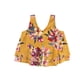 thumbnail image 1 of bar III Blusa tejida con dobladillo con volantes para mujer, amarillo, XX-Large, 1 of 2